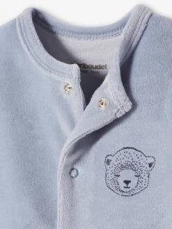 Lot De 2 Dors-bien "ours" Bébé Garçon En Velours Noisette - Vertbaudet -Magasin De Vêtements Pour Bé Soldes lot de 2 dors bien ours bebe garcon en velours 4