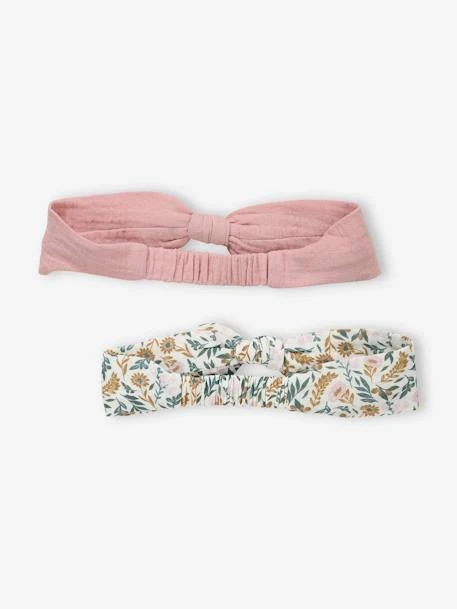 Lot De 2 Headbands Effet Noué Fille Lot Rose - Vertbaudet 2 Lot De 2 Headbands Effet Noué Fille Lot Rose - Vertbaudet – Image 2