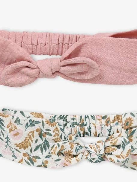 Lot De 2 Headbands Effet Noué Fille Lot Rose - Vertbaudet 3 Lot De 2 Headbands Effet Noué Fille Lot Rose - Vertbaudet – Image 3