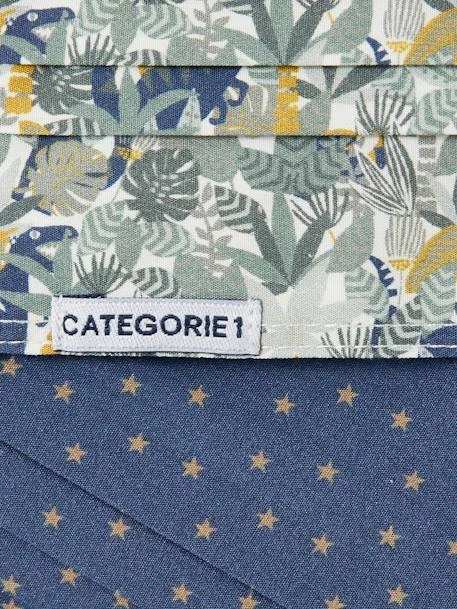 Lot De 2 Masques Lavables Imprimés Catégorie 1 Garçon Ivoire Imprimé - Vertbaudet 2 Lot De 2 Masques Lavables Imprimés Catégorie 1 Garçon Ivoire Imprimé - Vertbaudet – Image 2