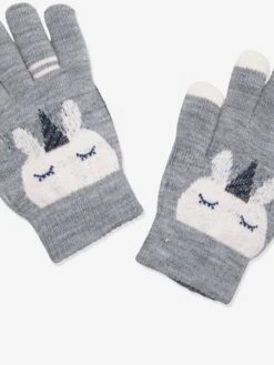 Lot De 2 Paires De Gants Magiques Fille Licorne Lot Rose Pâle - Vertbaudet -Magasin De Vêtements Pour Bé Soldes lot de 2 paires de gants magiques fille licorne 3