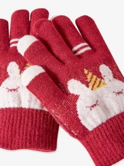 Lot De 2 Paires De Gants Magiques Fille Licorne Lot Rose Pâle - Vertbaudet -Magasin De Vêtements Pour Bé Soldes lot de 2 paires de gants magiques fille licorne 4