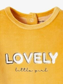Lot De 2 Pyjamas Bébé Ouverture Dos En Velours « Lovely » Lot Ivoire - Vertbaudet -Magasin De Vêtements Pour Bé Soldes lot de 2 pyjamas bebe ouverture dos en velours lovely 1 4