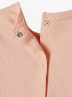 Lot De 2 Pyjamas Combishort Bébé Fille Ouverture Dos Lot Rose Pâle - Vertbaudet -Magasin De Vêtements Pour Bé Soldes lot de 2 pyjamas combishort bebe fille ouverture dos 5