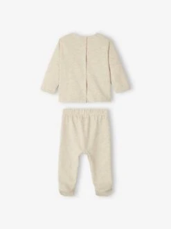 Lot De 2 Pyjamas En Jersey Bébé Garçon Moutarde - Vertbaudet -Magasin De Vêtements Pour Bé Soldes lot de 2 pyjamas en jersey bebe garcon 3