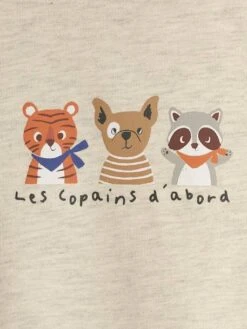 Lot De 2 Pyjamas En Jersey Bébé Garçon Moutarde - Vertbaudet -Magasin De Vêtements Pour Bé Soldes lot de 2 pyjamas en jersey bebe garcon 4