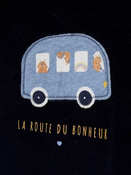 Lot De 2 Pyjamas "en Voiture" En Velours Bébé Garçon Ouverture Zippée Lot Encre - Vertbaudet 5 Lot De 2 Pyjamas "en Voiture" En Velours Bébé Garçon Ouverture Zippée Lot Encre - Vertbaudet – Image 5