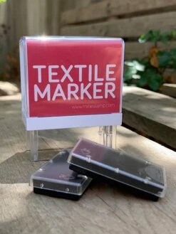 Lot De 2 Recharges D'encre Pour Tampon Textile Et Papier MINE STAMPS Blanc Clair Uni - Mine Stamp