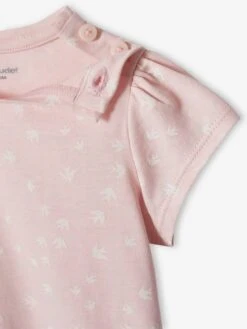 Lot De 2 T-shirts Basics Bébé Manches Courtes Bleu Grisé - Vertbaudet -Magasin De Vêtements Pour Bé Soldes lot de 2 t shirts basics bebe manches courtes 4