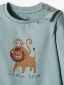 Lot De 2 T-shirts Basics Bébé Motif Animal Et Rayé Bleu Grisé - Vertbaudet 9 Lot De 2 T-shirts Basics Bébé Motif Animal Et Rayé Bleu Grisé - Vertbaudet -Magasin De Vêtements Pour Bé Soldes lot de 2 t shirts basics bebe motif animal et raye 3