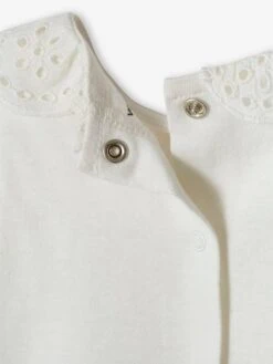 Lot De 2 T-shirts Bébé Manches Courtes Rose Poudré - Vertbaudet -Magasin De Vêtements Pour Bé Soldes lot de 2 t shirts bebe manches courtes 4