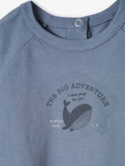 Lot De 2 T-shirts Bébé Manches Longues Beige Chiné - Vertbaudet -Magasin De Vêtements Pour Bé Soldes lot de 2 t shirts bebe manches longues 3