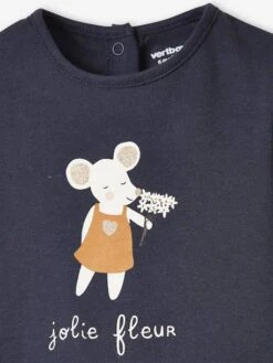 Lot De 2 T-shirts Bébé Manches Longues "lovely" BASICS Lot Ivoire - Vertbaudet -Magasin De Vêtements Pour Bé Soldes lot de 2 t shirts bebe manches longues lovely basics 3