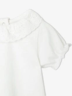 Lot De 2 T-shirts Romantiques Bébé Manches Courtes Lilas Imprimée - Vertbaudet -Magasin De Vêtements Pour Bé Soldes lot de 2 t shirts romantiques bebe manches courtes 3