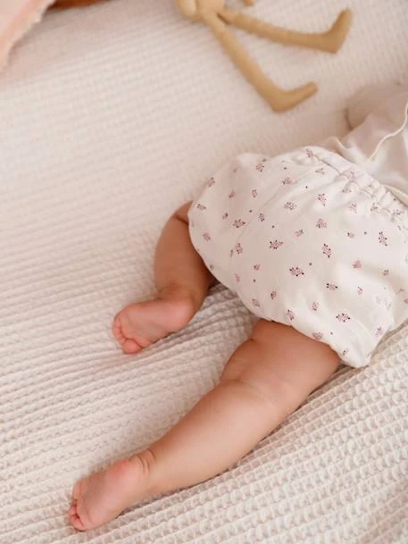 Lot De 2 T-shirts Romantiques Bébé Manches Longues Rose Pale - Vertbaudet 2 Lot De 2 T-shirts Romantiques Bébé Manches Longues Rose Pale - Vertbaudet – Image 2