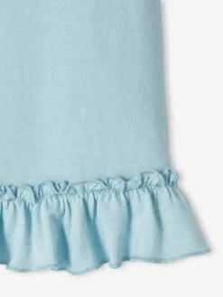 Lot De 2 Tee-shirts Bébé à Volants Bleu Ciel - Vertbaudet -Magasin De Vêtements Pour Bé Soldes lot de 2 tee shirts bebe a volants 4