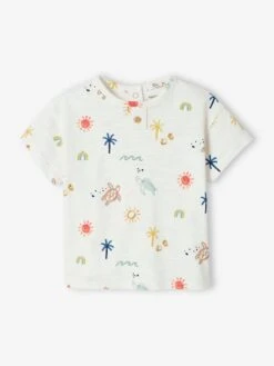 Lot De 2 Tee-shirts "soleil" Bébé Manches Courtes Bleu Roi - Vertbaudet -Magasin De Vêtements Pour Bé Soldes lot de 2 tee shirts soleil bebe manches courtes 2