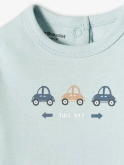 Lot De 3 Dors-bien Basic Bébé En Interlock BASICS Bleu Ciel - Vertbaudet -Magasin De Vêtements Pour Bé Soldes lot de 3 dors bien basic bebe en interlock basics 5