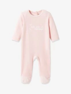 Lot De 3 Pyjamas "dors-bien" En Velours Bébé Ouverture Dos BASICS Lot Noir - Vertbaudet -Magasin De Vêtements Pour Bé Soldes lot de 3 pyjamas dors bien en velours bebe ouverture dos basics 3