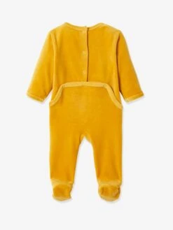 Lot De 3 Pyjamas "dors-bien" En Velours Bébé Ouverture Dos BASICS Lot Noir - Vertbaudet -Magasin De Vêtements Pour Bé Soldes lot de 3 pyjamas dors bien en velours bebe ouverture dos basics 5