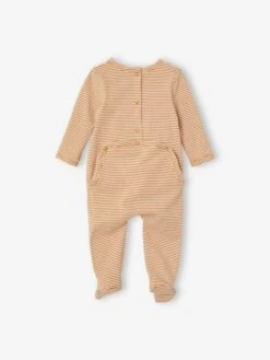Lot De 3 Pyjamas En Coton Bébé Ouverture Dos Lot Ivoire - Vertbaudet -Magasin De Vêtements Pour Bé Soldes lot de 3 pyjamas en coton bebe ouverture dos 4