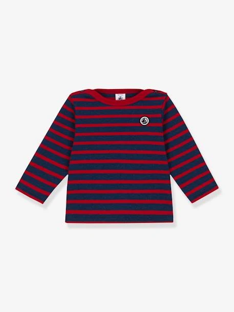 Marinière Bébé En Jersey épais Bleu - Petit Bateau 1 Marinière Bébé En Jersey épais Bleu - Petit Bateau