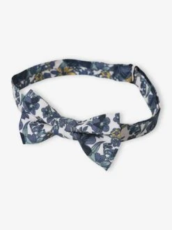 Noeud Papillon Imprimé Liberty Garçon Bleu - Vertbaudet