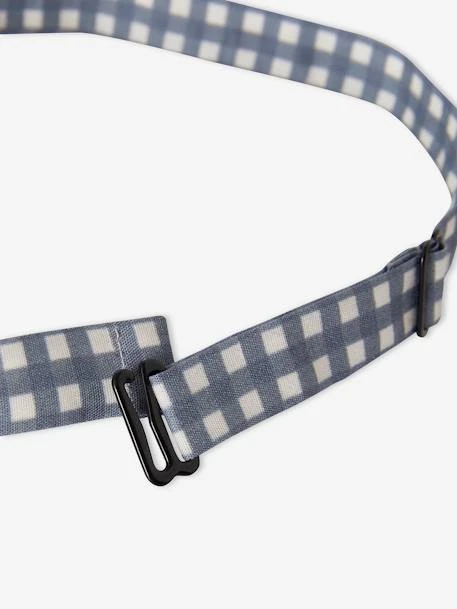 Nœud Papillon Vichy Garçon Bleu Ardoise - Vertbaudet 3 Nœud Papillon Vichy Garçon Bleu Ardoise - Vertbaudet – Image 3