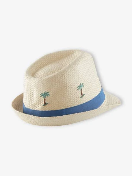Panama Aspect Paille Palmiers Garçon Naturel - Vertbaudet 2 Panama Aspect Paille Palmiers Garçon Naturel - Vertbaudet – Image 2