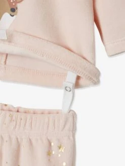 Pyjama 2 Pièces En Velours Bébé Noël Nude - Vertbaudet -Magasin De Vêtements Pour Bé Soldes pyjama 2 pieces en velours bebe noel 10
