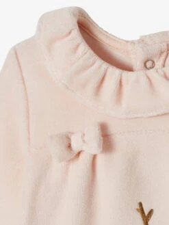 Pyjama 2 Pièces En Velours Bébé Noël Nude - Vertbaudet -Magasin De Vêtements Pour Bé Soldes pyjama 2 pieces en velours bebe noel 11