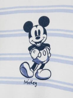 Pyjama Bébé Disney® Mickey Rayé Bleu Et Blanc - Mickey -Magasin De Vêtements Pour Bé Soldes pyjama bebe disney mickey 2
