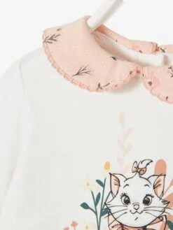 Pyjama Bébé Fille Disney® Les Aristochats Blanc - 11-0601 Tcx / Rose 13- - Disney -Magasin De Vêtements Pour Bé Soldes pyjama bebe fille disney les aristochats 3