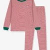 Pyjama Milleraies En Coton Bio PETIT BATEAU Rouge - Petit Bateau