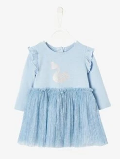 Robe 2 En 1 Bébé Vieux Rose - Vertbaudet