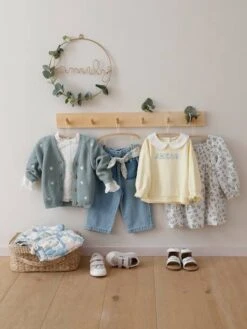 Robe à Smocks Bébé Fleuri Blanc - Vertbaudet -Magasin De Vêtements Pour Bé Soldes robe a smocks bebe fleuri 5