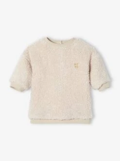 Robe Aspect Fourrure Bébé écru - Vertbaudet