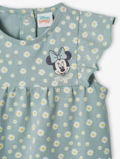 Robe Bébé Fille Disney Minnie® Vert D'eau - Minnie -Magasin De Vêtements Pour Bé Soldes robe bebe fille disney minnie 2