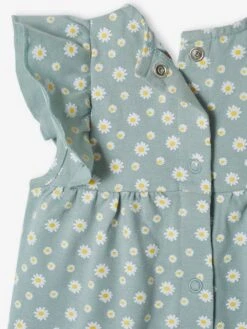 Robe Bébé Fille Disney Minnie® Vert D'eau - Minnie -Magasin De Vêtements Pour Bé Soldes robe bebe fille disney minnie 3