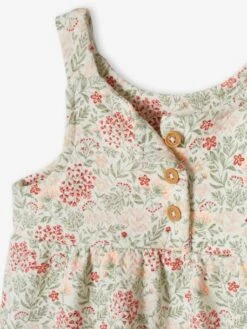 Robe Bébé Sans Manches Rose Clair Imprimé - Vertbaudet -Magasin De Vêtements Pour Bé Soldes robe bebe sans manches 5
