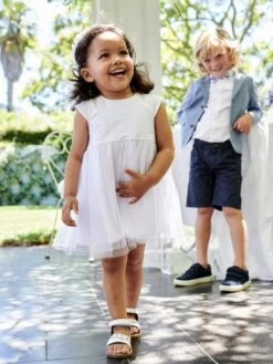 Robe De Cérémonie Bébé Avec Tulle Blanc - Vertbaudet 10 Robe De Cérémonie Bébé Avec Tulle Blanc - Vertbaudet -Magasin De Vêtements Pour Bé Soldes robe de ceremonie bebe avec tulle 4