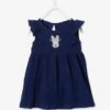 Robe Disney Minnie® En Gaze De Coton Marine - Minnie