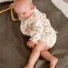 Robe En Gaze De Coton Bébé Avec Bloomer Beige Imprimé - Vertbaudet