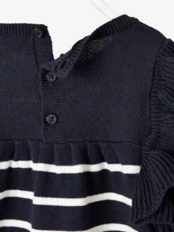 Robe Marinière Bébé Fille Encre Rayé - Vertbaudet 7 Robe Marinière Bébé Fille Encre Rayé - Vertbaudet -Magasin De Vêtements Pour Bé Soldes robe mariniere bebe fille 3