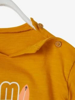 Robe Noeud Bébé 2 En 1 Jaune épicé - Vertbaudet -Magasin De Vêtements Pour Bé Soldes robe noeud bebe 2 en 1 3