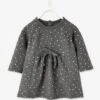 Robe Tricot Imprimé Irisé Bébé Fille Anthracite - Vertbaudet