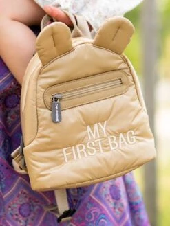 Sac à Dos CHILDHOME My First Bag Rose Poudré Matelassé - Childhome -Magasin De Vêtements Pour Bé Soldes sac a dos childhome my first bag 4