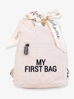 Sac à Dos CHILDHOME My First Bag Teddy Ecru - Childhome -Magasin De Vêtements Pour Bé Soldes sac a dos childhome my first bag teddy 2