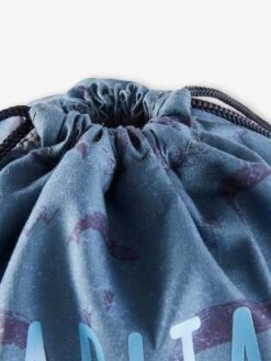 Sac à Goûter "capitaine" Motifs Baleines Garçon Bleu Ardoise Foncé Imprimé - Vertbaudet -Magasin De Vêtements Pour Bé Soldes sac a gouter capitaine motifs baleines garcon 2