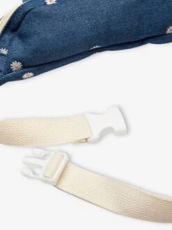 Sac Banane Fille En Denim Brodé Bleu Jean - Vertbaudet -Magasin De Vêtements Pour Bé Soldes sac banane fille en denim brode 3